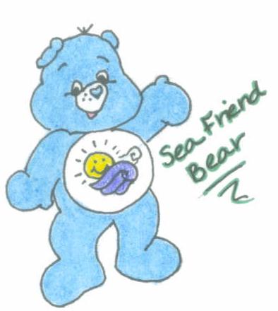 Sea Friend Bear by jammin3giraffe