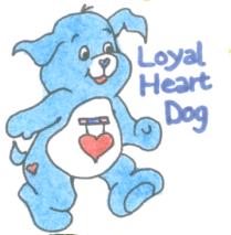 Loyal Heart Dog by jammin3giraffe