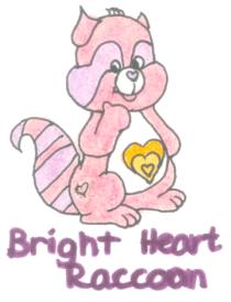 Bright Heart Raccoon by jammin3giraffe