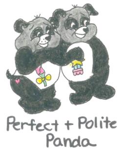 Perfect and Polite Panda by jammin3giraffe
