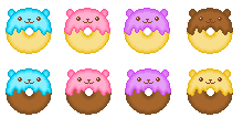 Bear Donuts by jammin3giraffe