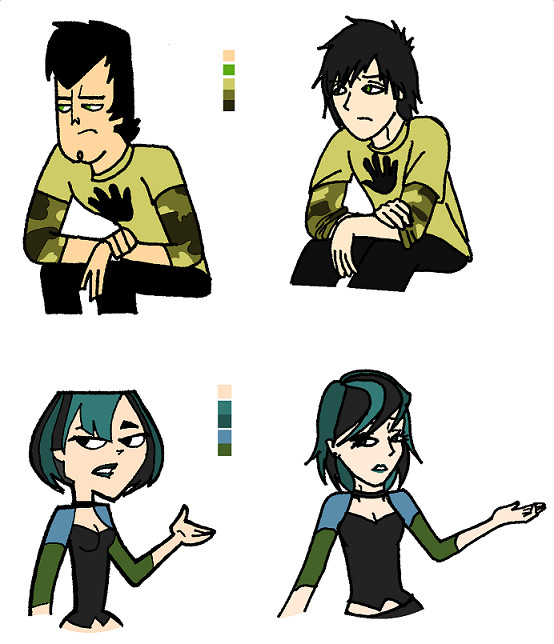 Gwen and Trent - Total - Gwen and Trent - Total Drama