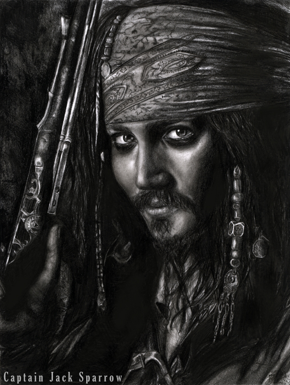 Captain Jack Sparrow by jessie