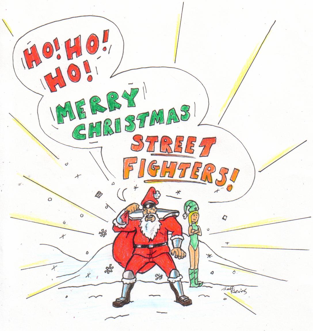 Merry Christmas- Street Fighters! by jettmanas