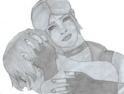 Claire and the dead Steve by jill-valentine
