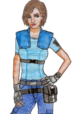 Jill from Raccoon Police Department by jill-valentine