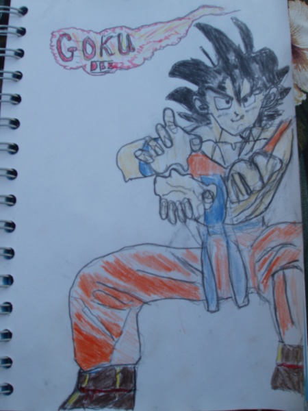 Goku kamehameha pose by jimbobob84