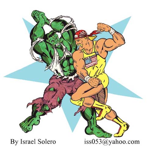 alpha: Incredible Hulk vs. Hulk Hogan by jira