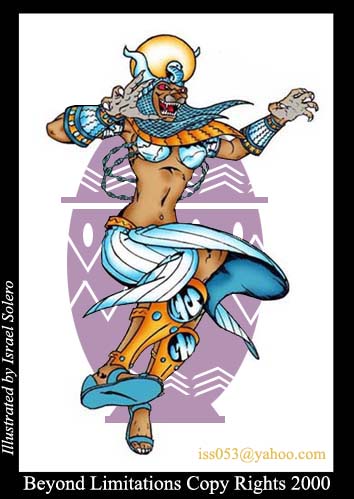 alpha: Sekhmet (goddess of destruction) by jira