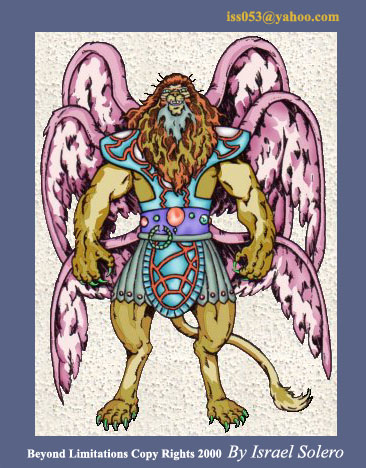 alpha: Lion Cherubim (divine angel) by jira