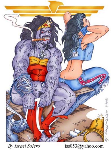 alpha: Lobo and Wonder Woman by jira