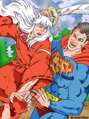 alpha: Inuyasha vs. Superman by jira