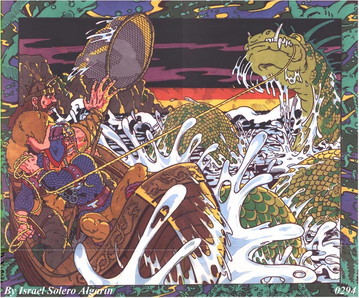 alpha: Thor & the Midgard Serpent by jira