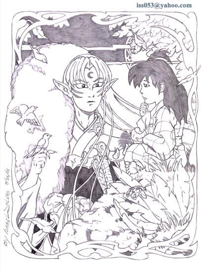 alpha: Sesshoumaru & Rin (Change Of Heart) by jira