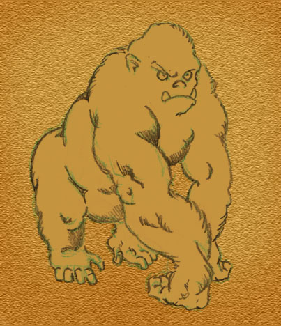 alpha: King Kong (Quick Doodle) by jira