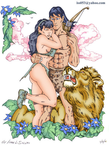 alpha: Tarzan with Jane (Colored) by jira