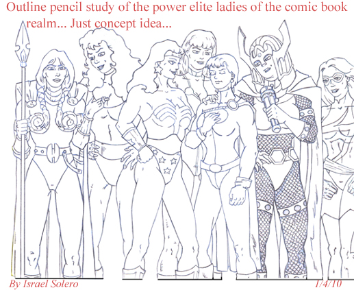 alpha: Elite Ladies Of Comic World (Prelim) by jira