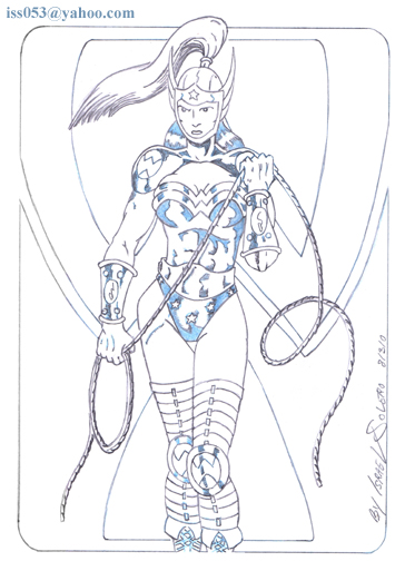 alpha: Elite Wonder Woman (pencil) by jira
