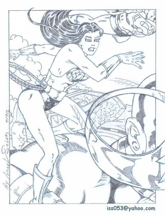 alpha: Wonder Woman flings her enchanted tiara (pencil) by jira