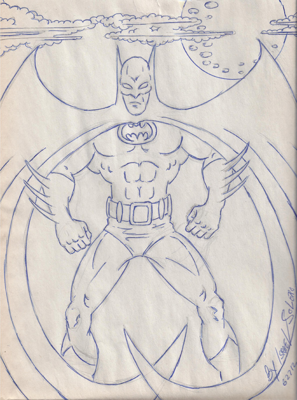 alpha: Batman (sketch pad) by jira