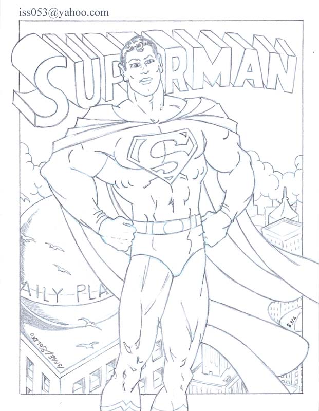 alpha: Superman: Simply the Best (pencil) by jira