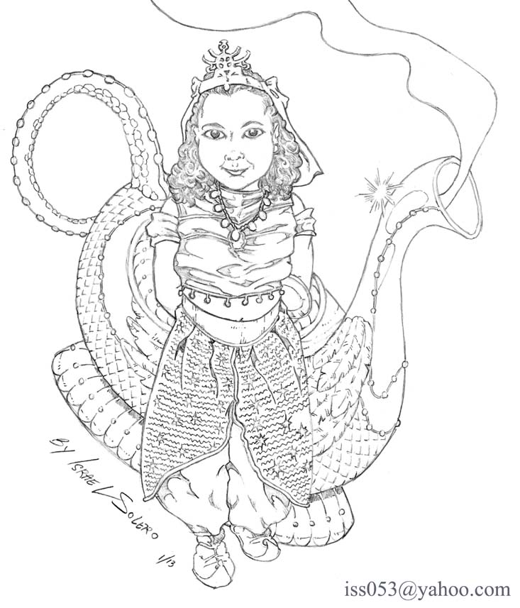 Little Princess Jasmine (prelim) by jira
