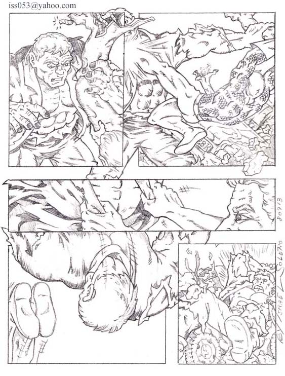 Aquaman vs Solomon Grundy (prelim pg 10) by jira