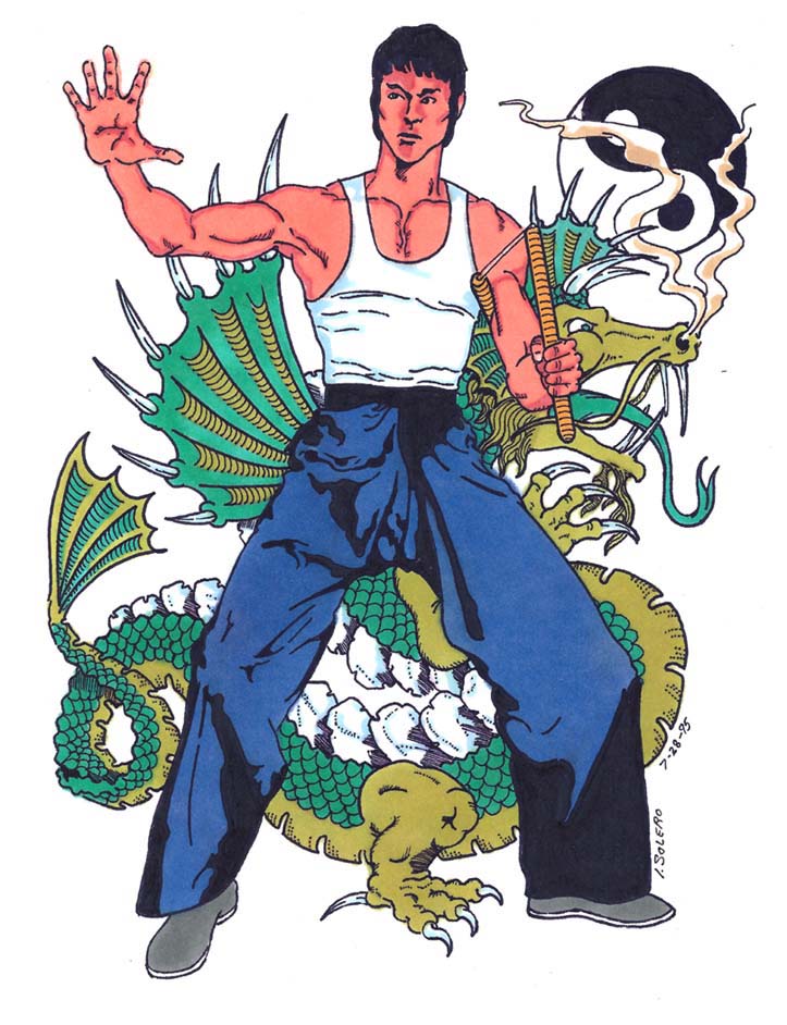 The Dragon Bruce Lee by jira