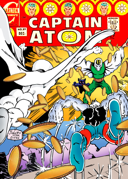 Captain Atom #89 Recreation: Israel S. Algarin after Steve Ditko by jira