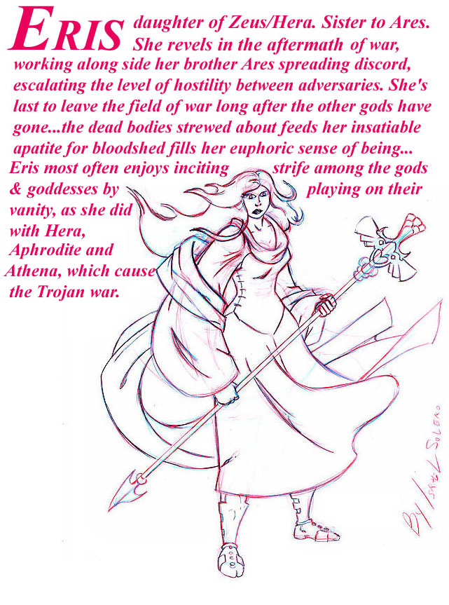 ERIS: Goddess of Discord (pencil) by jira