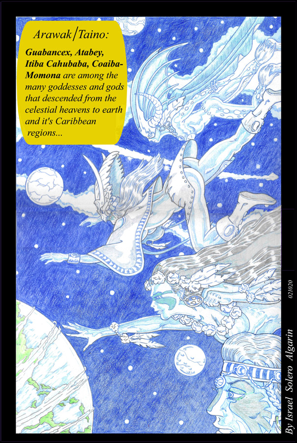 Arawak/Taino: Celestial Caribbean Goddesses (prelim) by jira