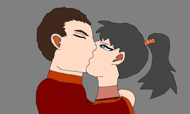 Zuko and Jiroku kiss by jiroku