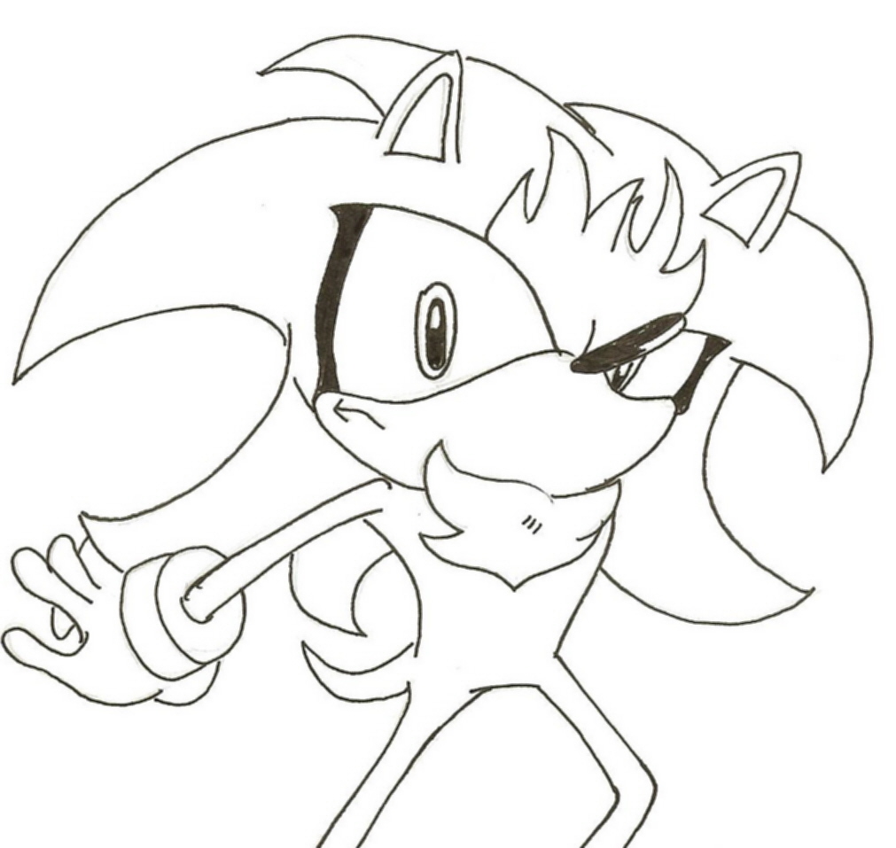 Blade the Hedgehog (Redisgn) by jkgoomba89
