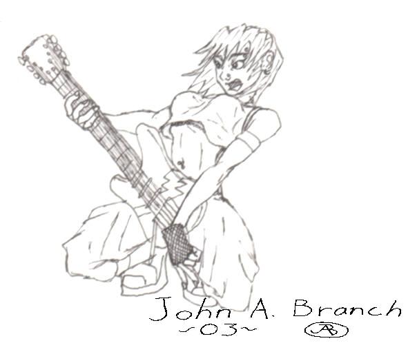 guitar girl by johnny