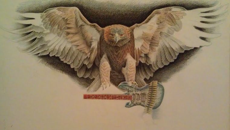 Golden eagle/Charvel Jackson by johnnydraws