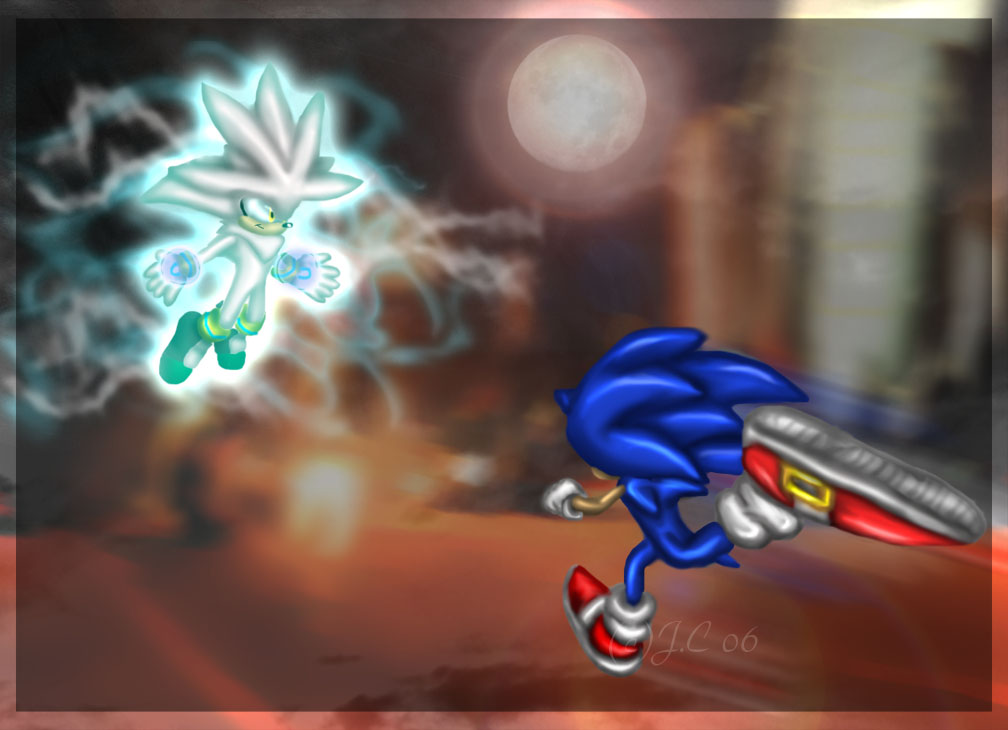 Silver Vs Sonic by jojouk