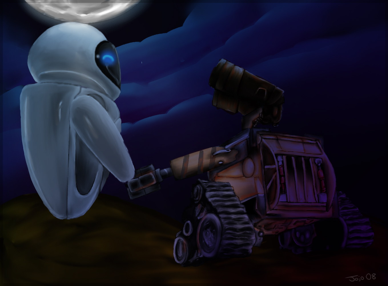 Holding Hands - WALL-E by jojouk