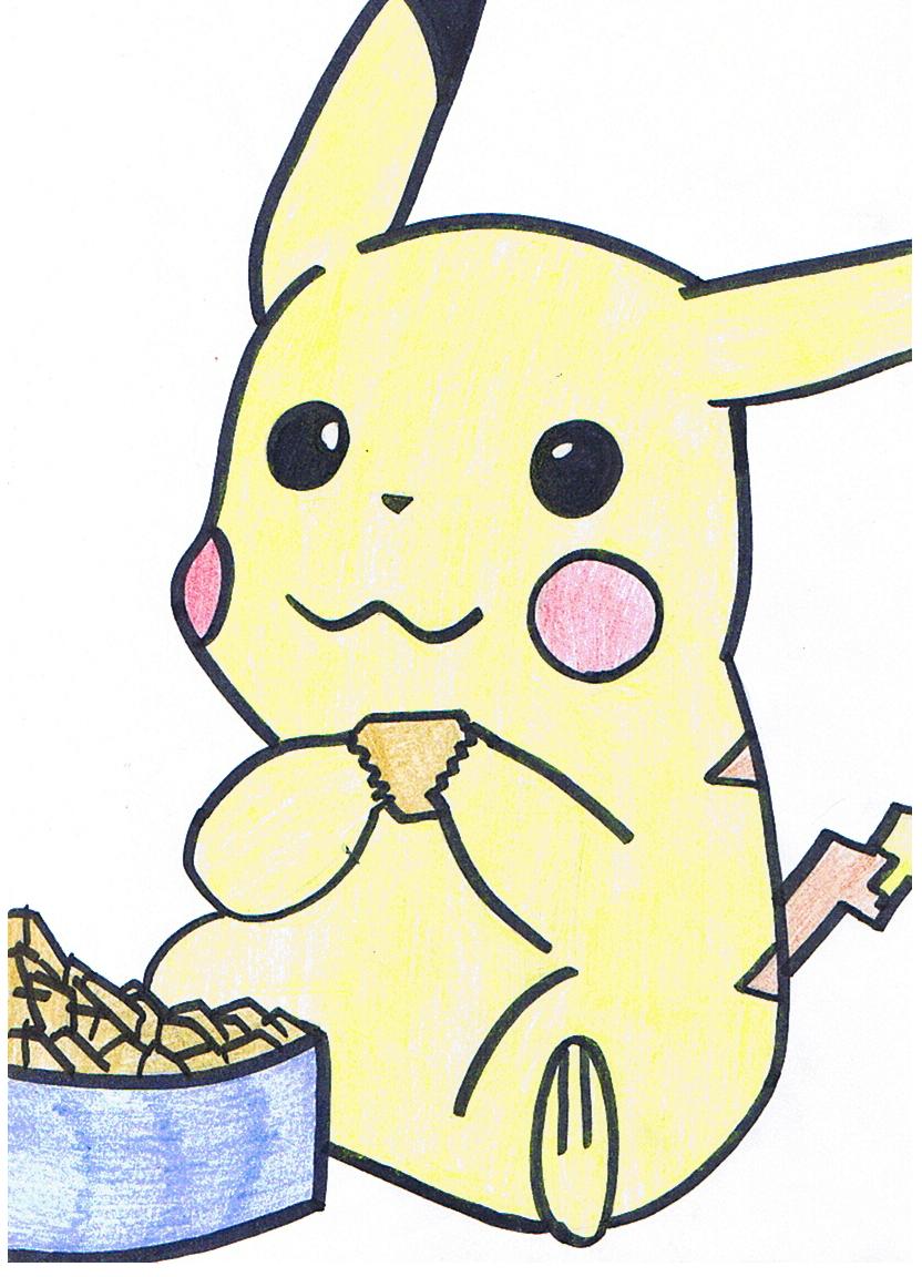 Pikachu food by joline