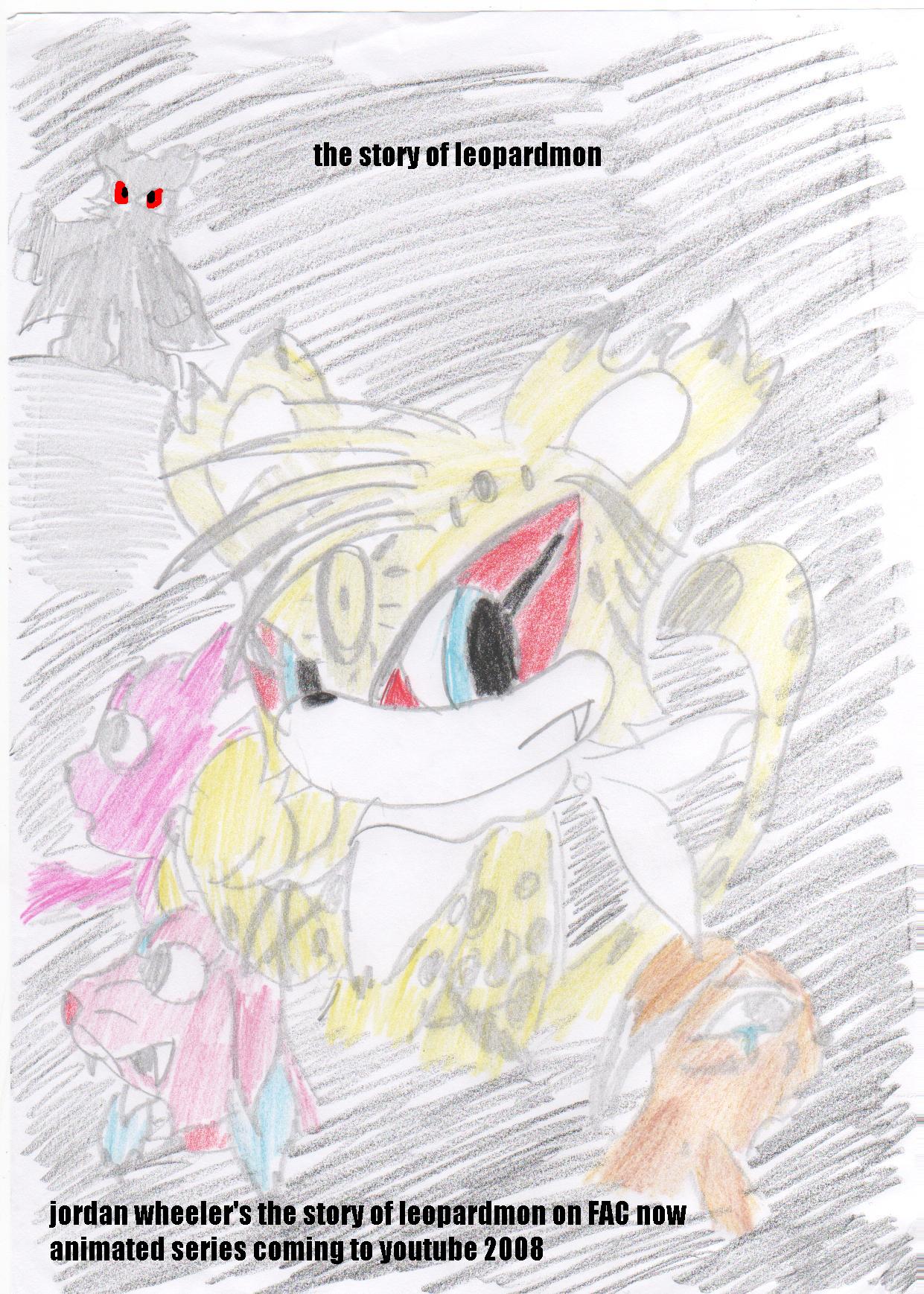 the story of leopardmon poster by jordanthehedgehog