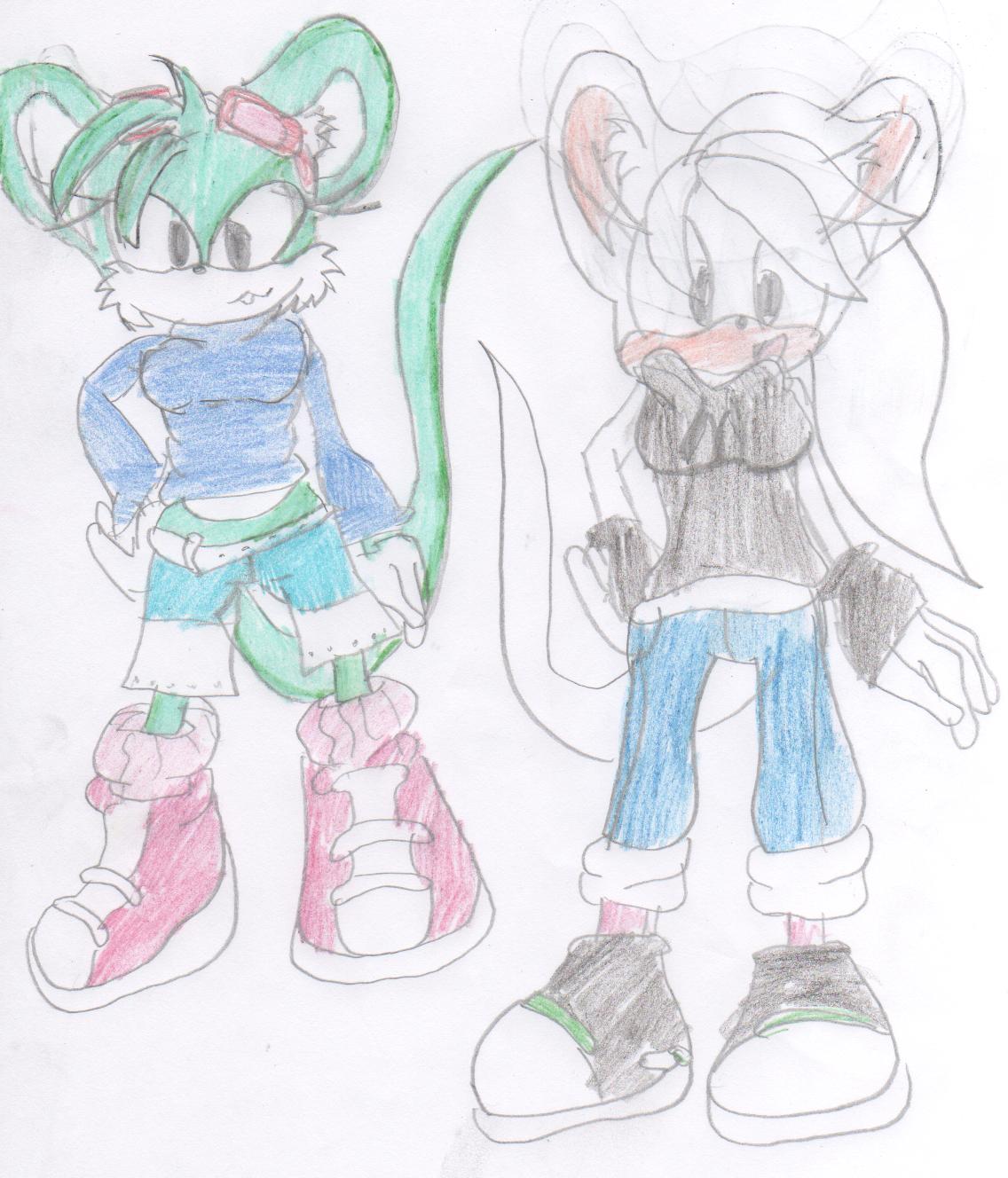 halo and snowflake the mice by jordanthehedgehog
