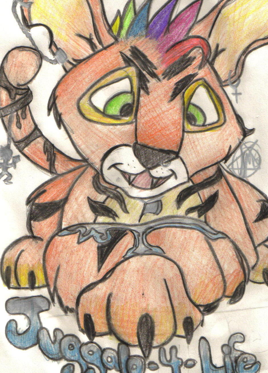 Juggalo Kougra by juggakitty