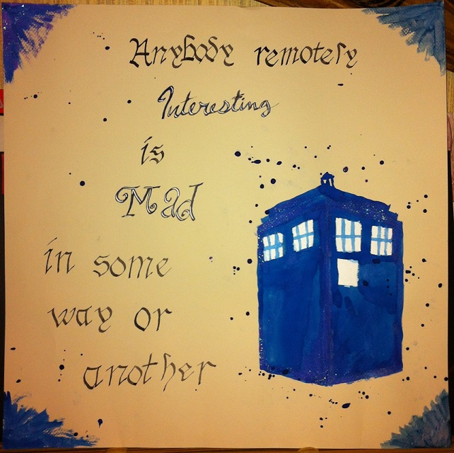 Doctor Who painting by junkie998