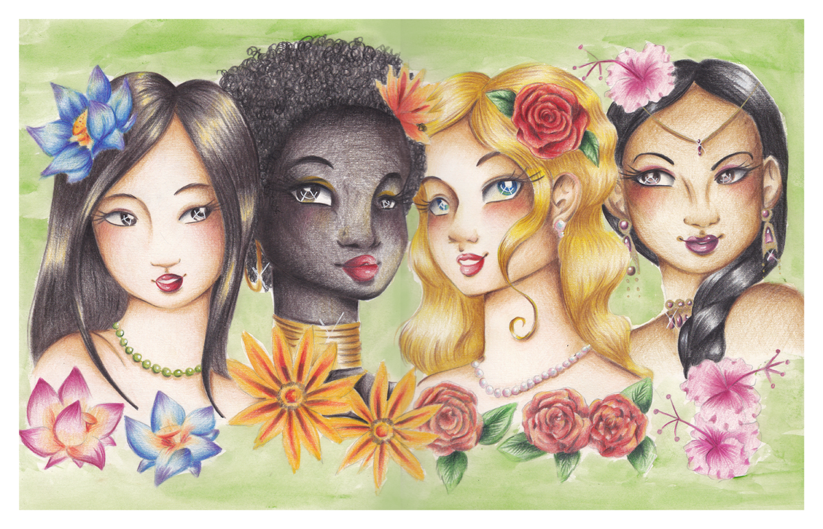 Flower Girls by jupiterblossem