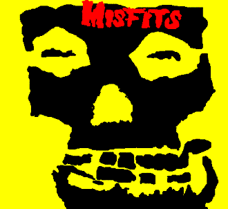 Misfits skull by jurfbird