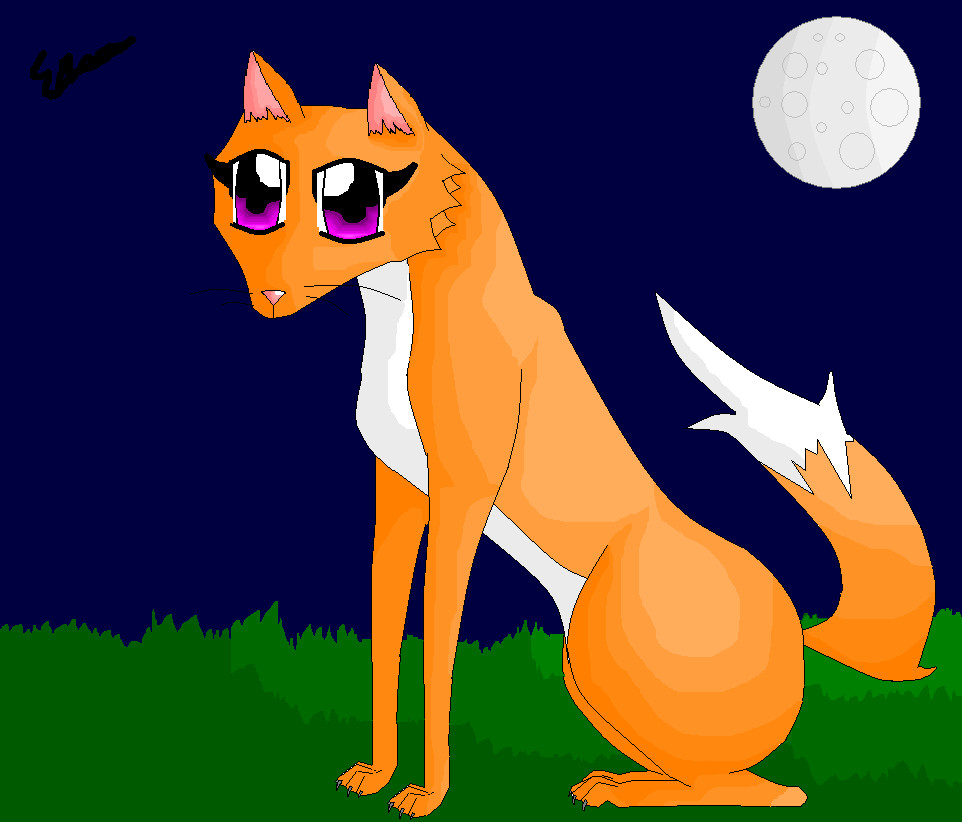 fox of the night by justapencilandpad