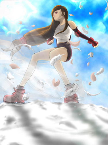 tifa ff7 by justme