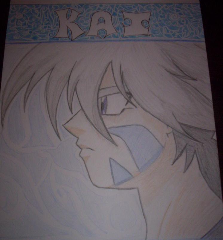 Another of my pathetics drawings of Kai -.-U by KAT_Hiwatari