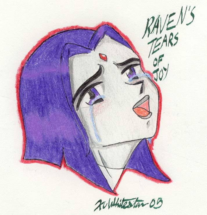 Raven's Tears of Joy by KC-Whitestar