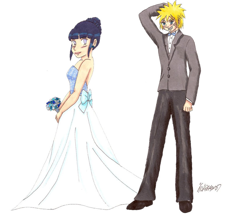 Bride and Groom by KC-Whitestar