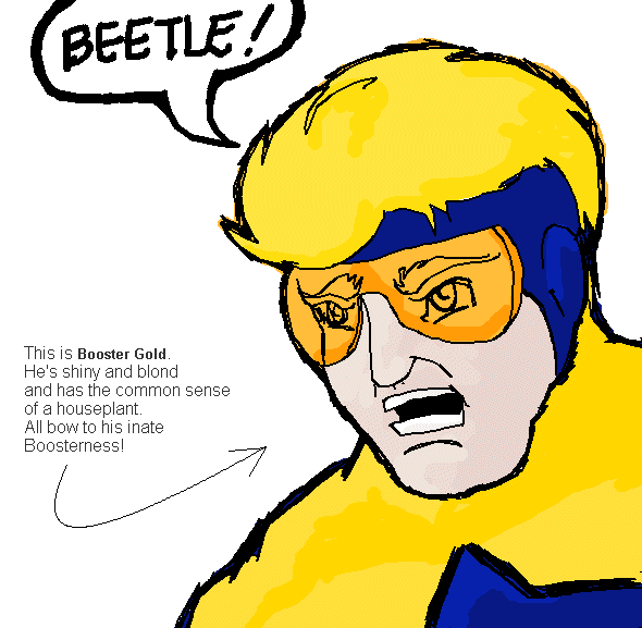 Booster Gold: Doodle by KFelidae